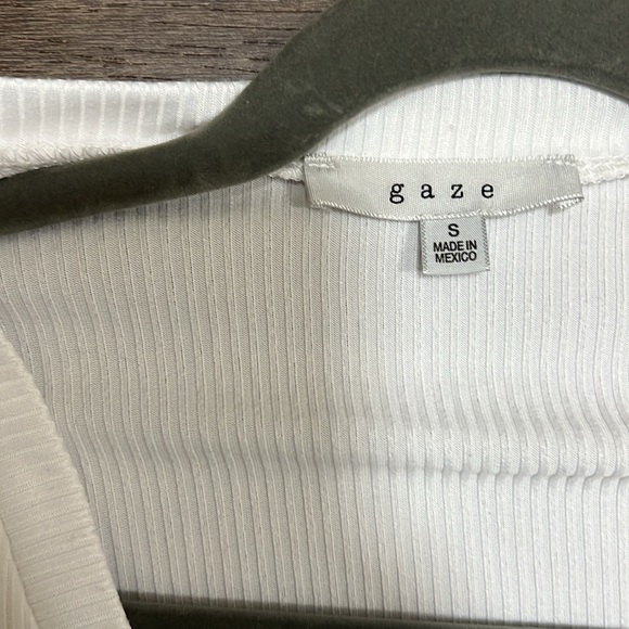 Gaze crop sweater/ Small / white - Picture 3 of 5